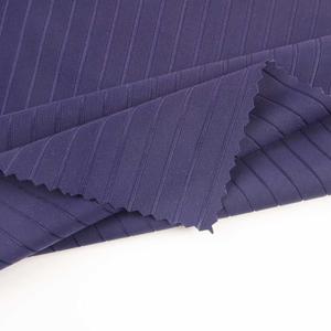 Stripe Design High Density Elastic Dry Fit Lycra Swim Warp Knit Nylon Fabric For Bikini