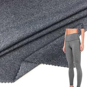 cotton feeling yarn dyed soft microfiber breathable quick dry malenge yarn fabric for leggings