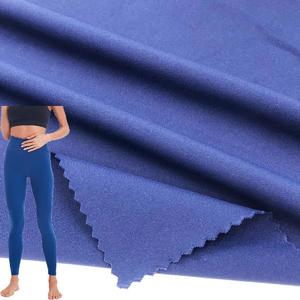 4 way stretch superfine full dull weft knit spandex polyester double sided fabric for swim
