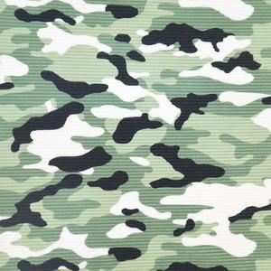Rib Printed Fabric High Quality Elastic Full Dull Breathable Camouflage Ribbed Fabric For Swim