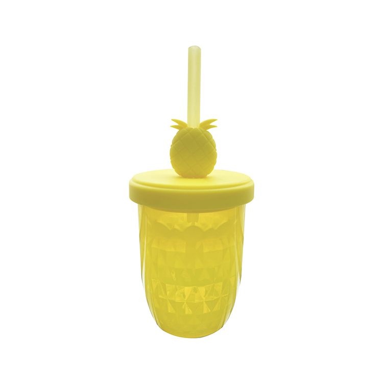 TT095 Pineapple Shape Drinking Cup | Silicone Cups With Lids