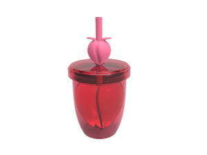 TT094, TT083, TT109 & UT131 Peach Shape Drinking Cup Set | Silicone Cups With Lids