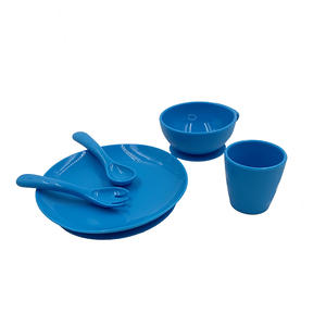 TT021 Baby Suction Tableware Set | silicone suction plate