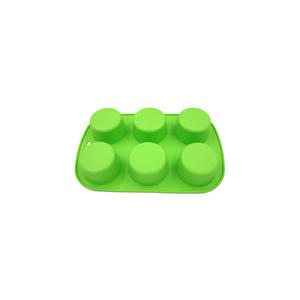 Silicone Muffin Mold | BM026 6Cup Muffin Cake Pan