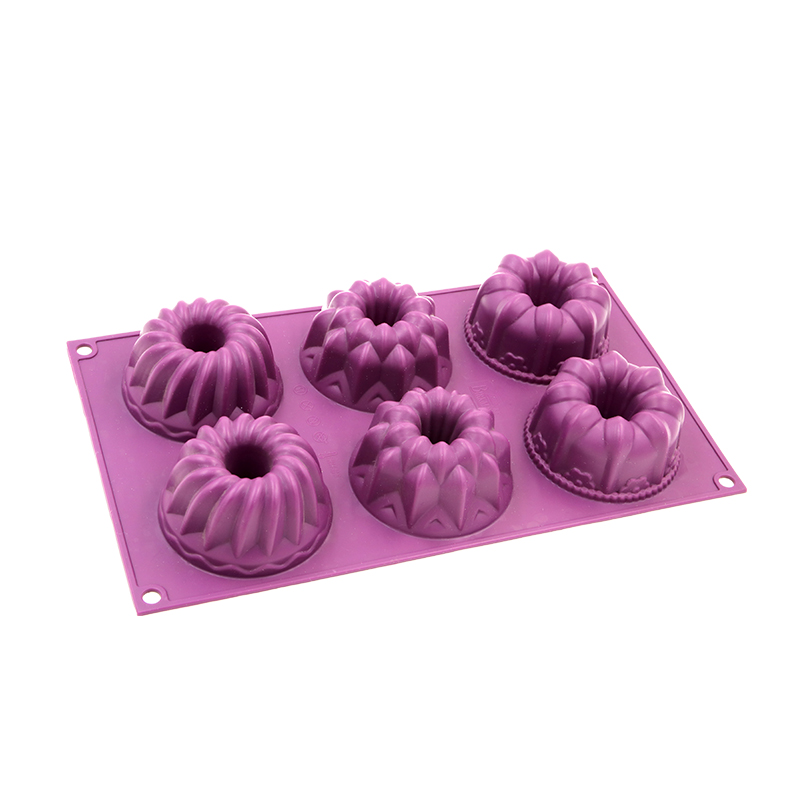 BM042 | de molde de pastel de flores Molde de torta de silicona