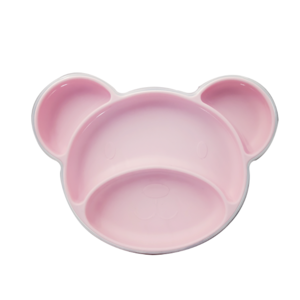 Bear Shape Compartment Tray,silicone compartment tray