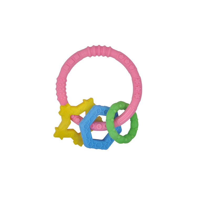 BT021 Silicone Loop Teether | Silicone Teether