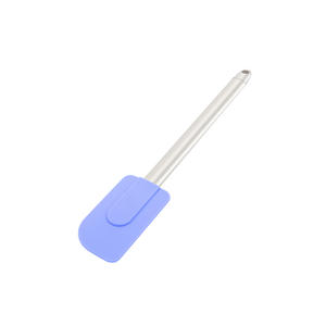 CD154 Stainless Steel Tube Handle Plastic Hanger Silicone Spatula