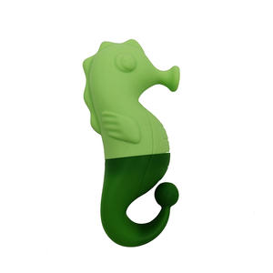 Dragon can provide BA014 Silicone bath toys in Seahorse shape