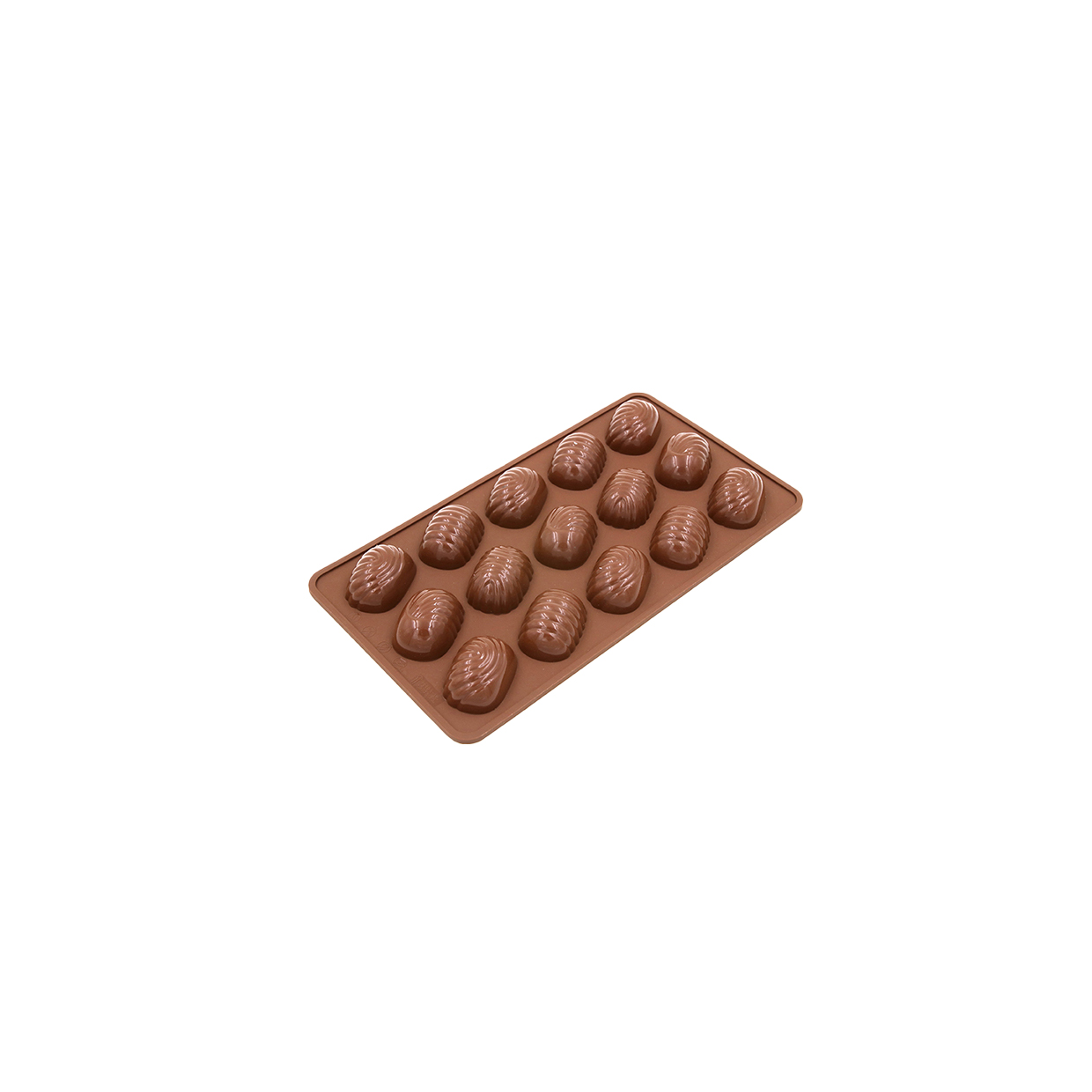 | de molde de chocolate de silicona IC023 Molde de chocolate ovalado/molde de pastel