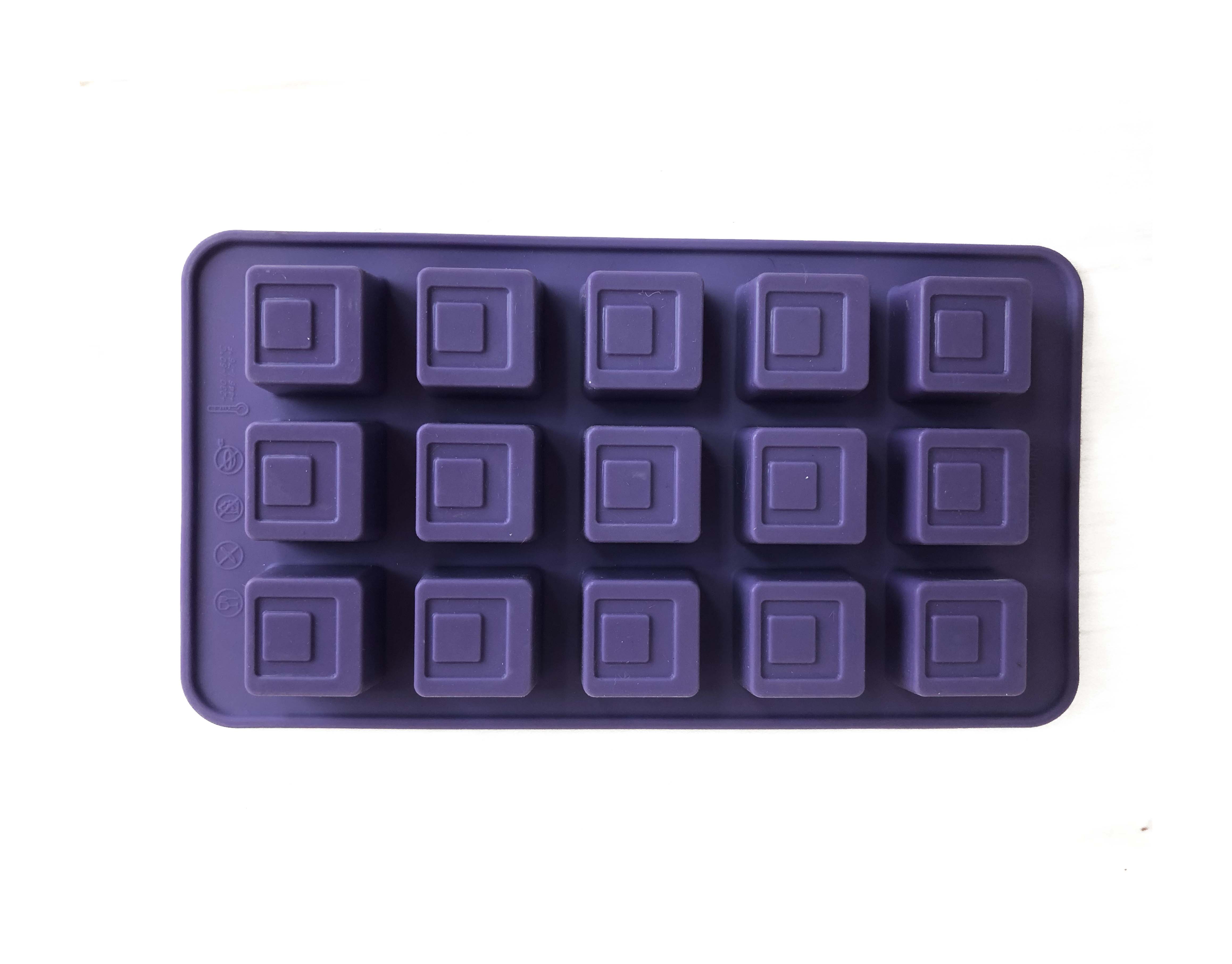 Silikon-Schokoladenform | IC008 Quadratische Schokoladenform/Kuchenform