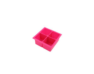 silicone ice cube tray manufacturers  | IC049 4 Cavity ice cube tray