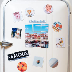 Die cut custom fridge magnet in China,Epuffy sticker——HY craft