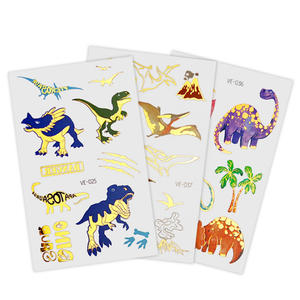 Luminous Dinosaur 2021 Tattoo Sticker For Kids Styles Glow In The Dark, Dinosaur Birthday Party Decorations Supplies Favors Kids