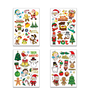 Christmas Tattoo Sticker Agency In China, Christmas Tattoo For Kids