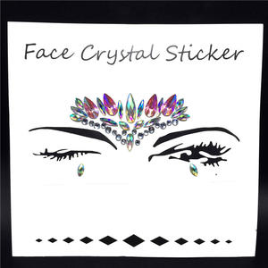 body crystal tattoo rhinestone sticker - Body Gems  stickers- YH Craft