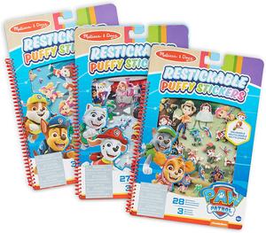 PAW Patrol Puffy Sticker Factory To Make Restickable Puffy Stickers 3-Pack – Adventure Bay, Jake’s Mountain, Jungle