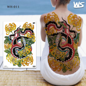High Quality Harmless Temporary Tattoo Sticker The Whole Back Waterproof And Lasting Sexy Fashion Tattoo