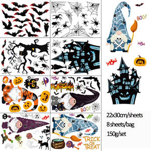 Halloween Window Clings | Halloween Window Decorations | YH Craft