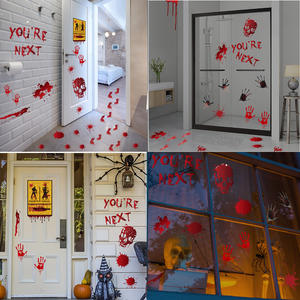 Halloween Bloody Window Wall Clings | Window Sticker | YH Craft