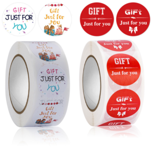 Just for You Stickers Labels | Thank You Handmade Stickers | YH Craft