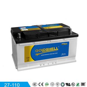 GOLDSHELL Car battery MF 27-110 12V100AH