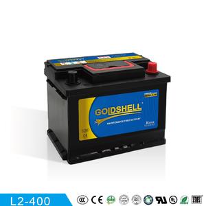 GOLDSHELL Car battery MF L2-400 12V60AH
