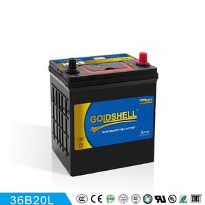 GOLDSHELL  MF Car Battery 36B20R/L 12V36AH