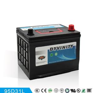 DYVINITY Car battery MF 95D31R/L 12V80AH/90AH