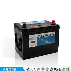 DYVINITY Car battery MF 65D26R/L 12V60AH
