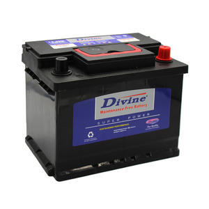 Divine car battery supplier and manufacturer in China MF 55530 12V60AH
