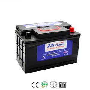 Divine car battery supplier and manufacturer in China MF 56618 12V66AH