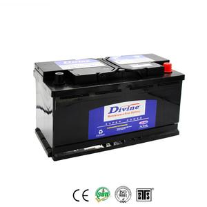 Divine car battery supplier and manufacturer in China MF 60038 12V100AH