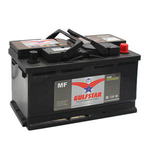 Gulfstar car battery supplier and manufacturer in China MF 58043 12V80AH