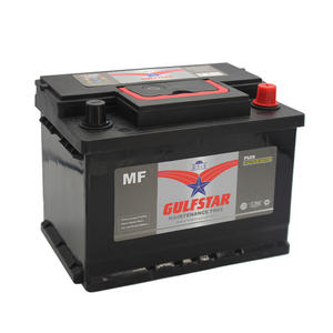 Gulfstar car battery supplier and manufacturer in China MF L2-400 12V60AH