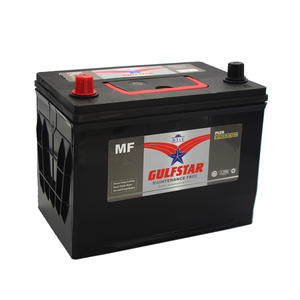 Gulfstar car battery supplier and manufacturer in China MF 80D26R/L 12V70AH
