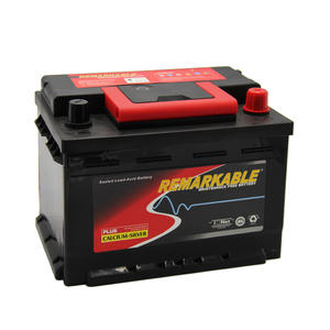Remarkable car battery supplier and manufacturer in China MF 55530 12V60AH