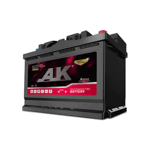 AK Auto Battery Manufacturer 12V75AH DIN75 car battery supplier
