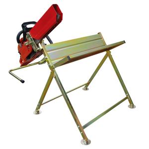 Log Sawhorse With Chainsaw Holder|Saw horse