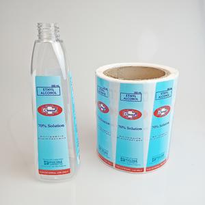 Wholesale label printing companies custom design alcohol hand sanitizer labels