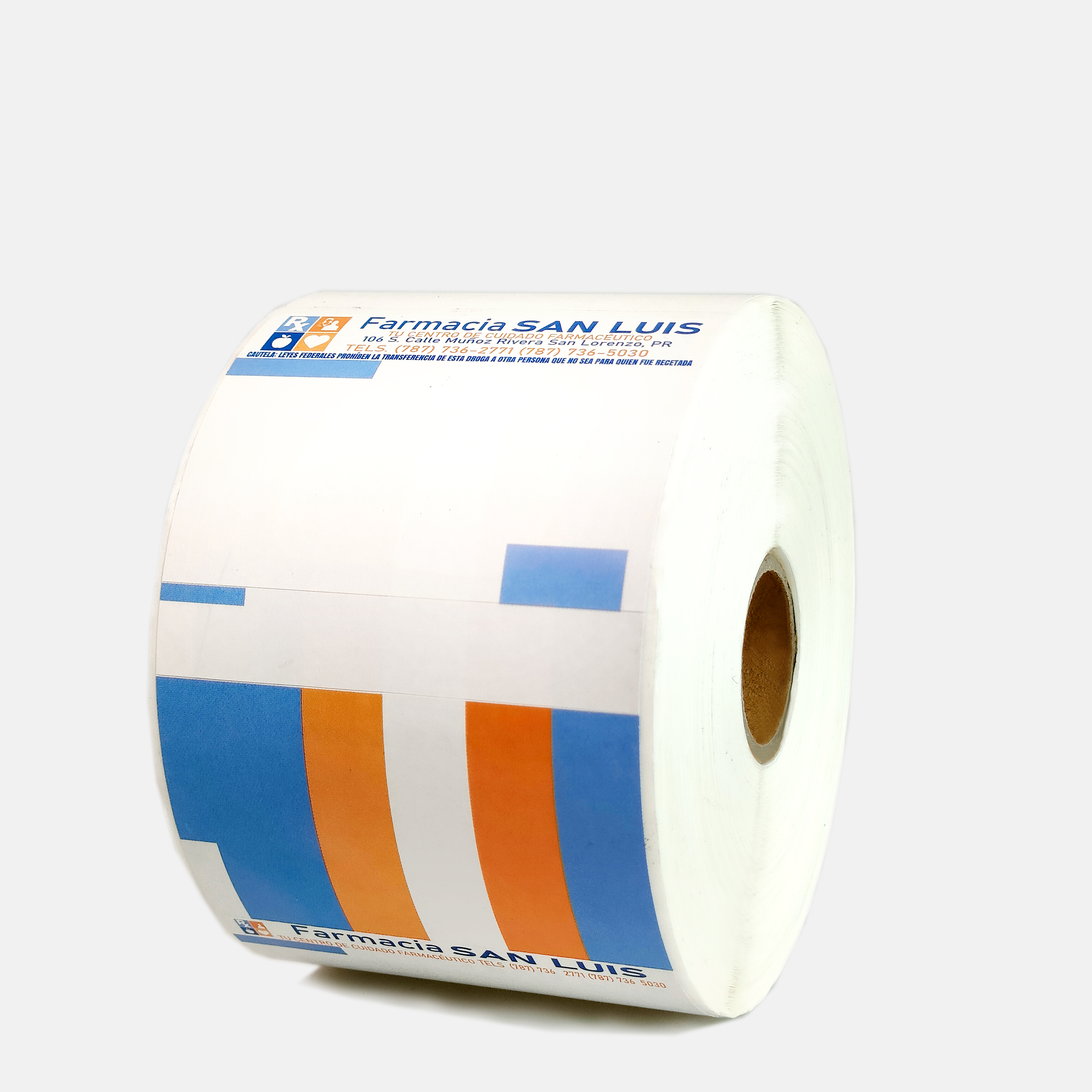 Adhesive Custom Print 143 mm *70 mm Thermal Paper Printed Sticker Labels