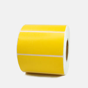 100* 25 mm Waterproof Adhesive Custom Color Thermal Printer Labels sticker rolls