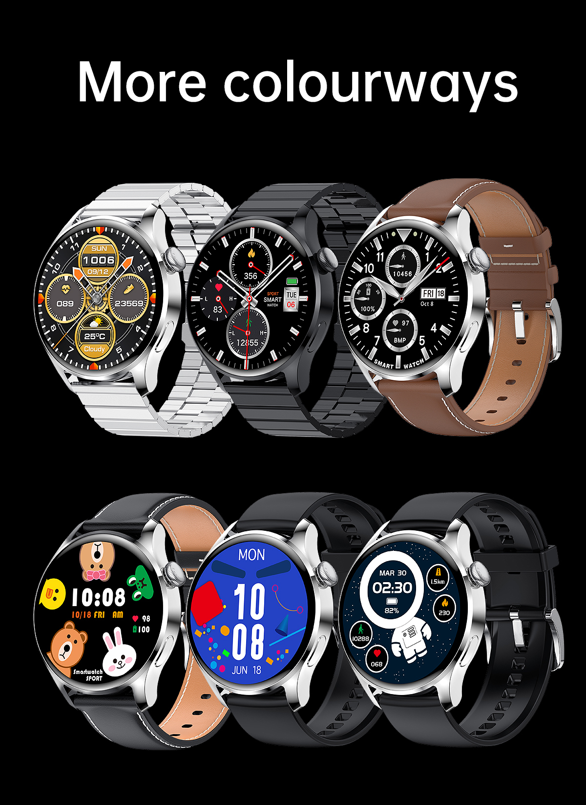 M103 Smartwatch pantalla de 1,35 pulgadas De pago sin conexión Minijuego mensaje de alerta pulsera Reloj