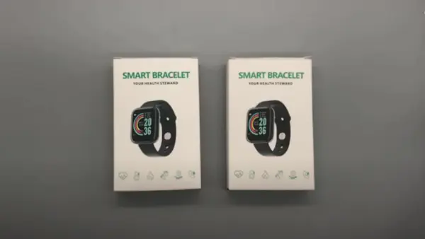 Y68 smart Bracelet 1.3-inch vs. 1.44-inch comparison video
