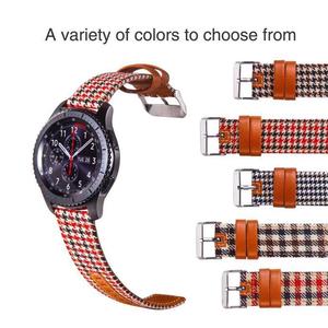 Houndstooth Strap/applicable To All Samsung Watches/watch Accessories/straps