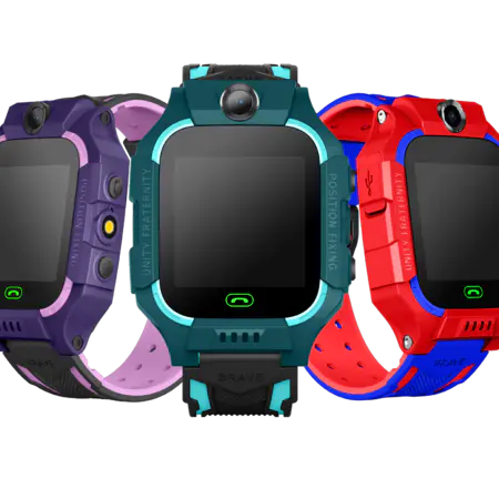 Z6 Children's Positioning Phone Watch, IP55 Waterproof and Photographable Children's Positioning Watch