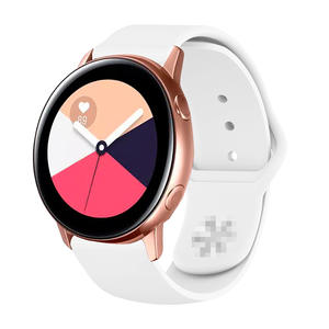 Para Samsung Watch Galaxy Wach Active2 Smartwatch con color sólido Apple Button