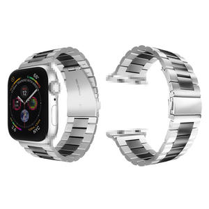 Applicable for apple watch123456 generation of three metal steel belt