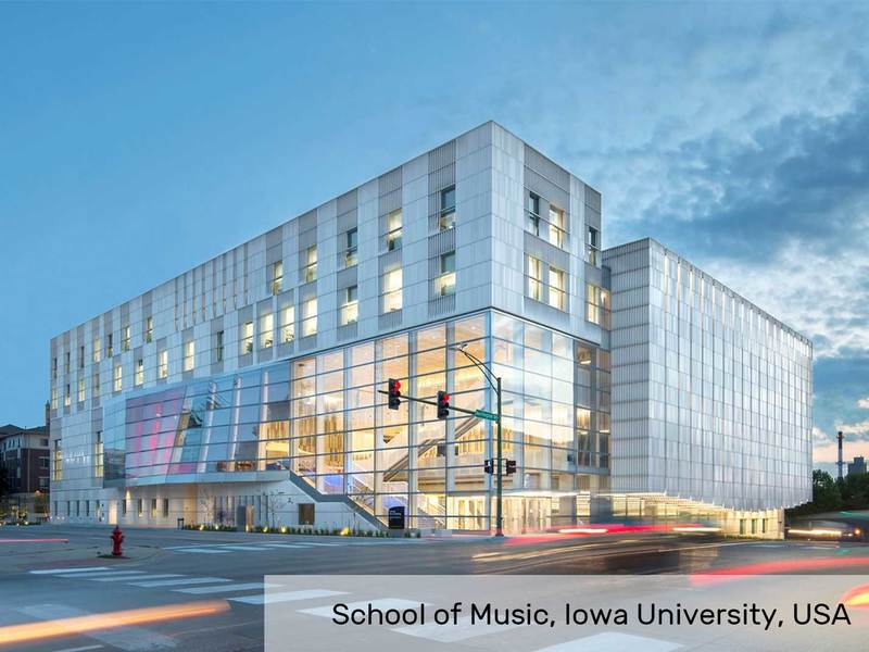 École de musique, Université de l’Iowa, États-Unis