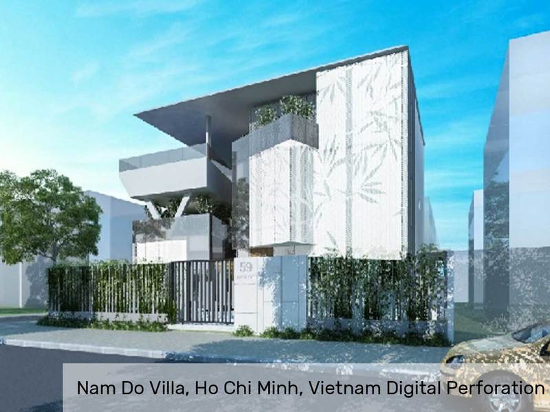 Nam Do Villa, Ho Chi Minh, Vietnam Perforación digital